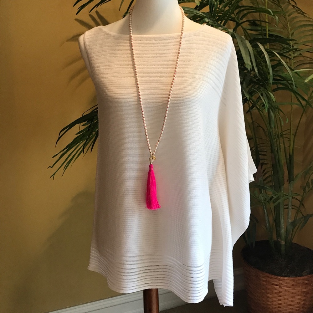 Super stylish drapey tunic tank sweater. M. NWT